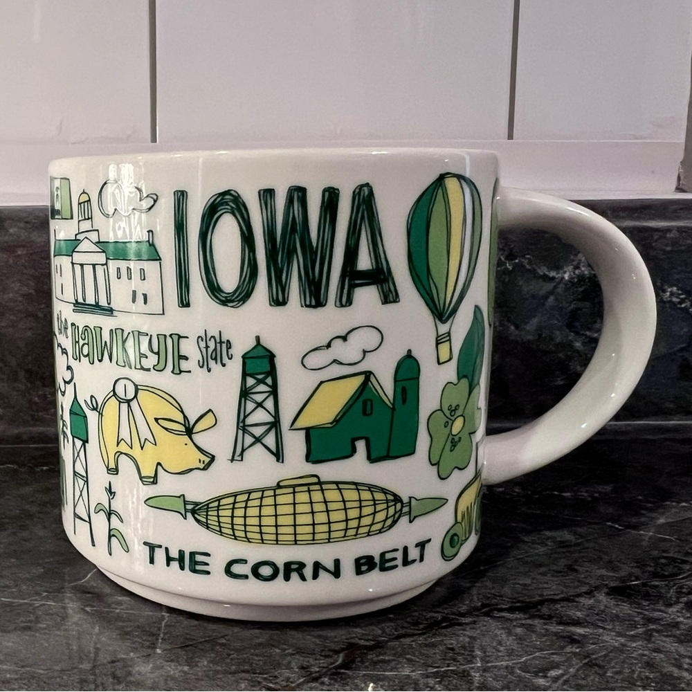 Starbucks Been There Series Mug Iowa